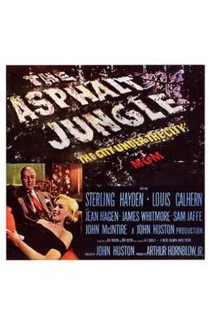 The Asphalt Jungle - Marilyn Monroe Movie Poster, firstposter dotcom