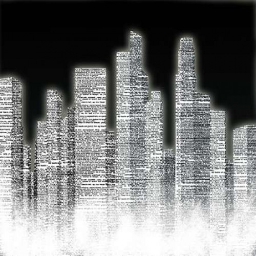 Black and White City I Poster Print by Sd Graphics Studio - Item # VARPDX8701D