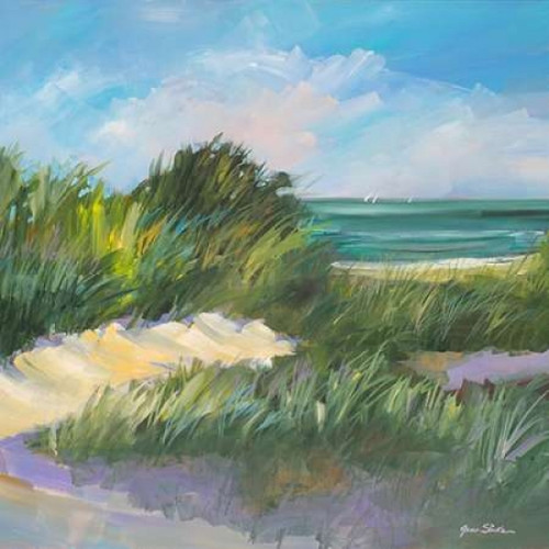 Blue Grass Breeze II Poster Print by Jane Slivka - Item # VARPDX8612A