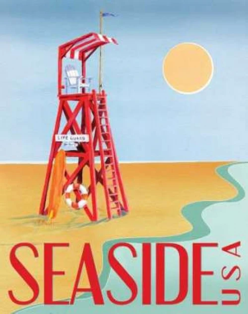 Beach Watch I Poster Print by Paul Brent