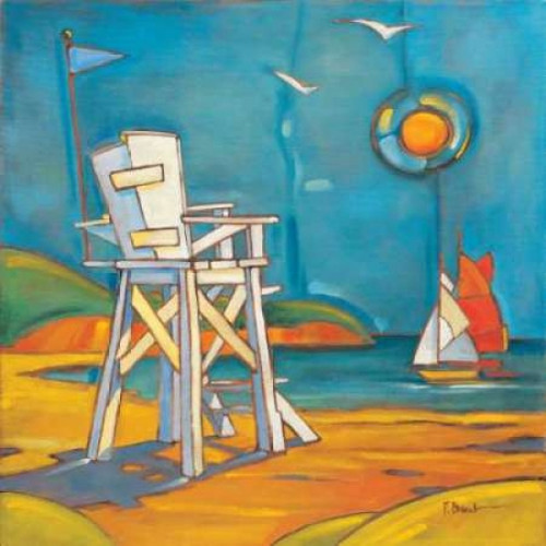 Lifeguard Stand Poster Print by Paul Brent - Item # VARPDXBNT102