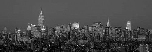 Manhattan Skyline Poster Print by Richard Berenholtz - Item