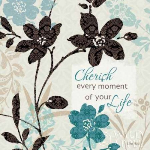 Botanical Touch Quote I Poster Print by Lisa Audit - Item # VARPDX3281