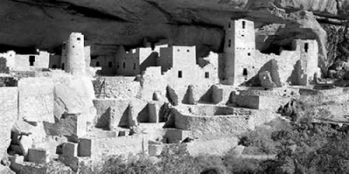 Cliff Palace at Mesa Verde BW Poster Print by Douglas Taylor - Item # VARPDXPSTLR462