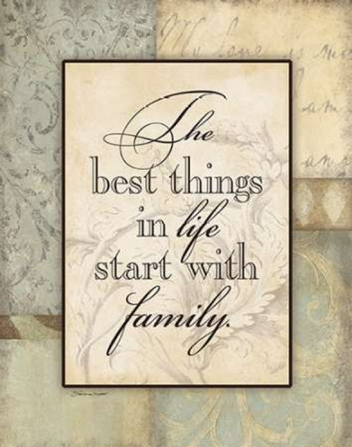 Start With Family Poster Print by  Stephanie Marrott - Item # VARPDXSM1512039