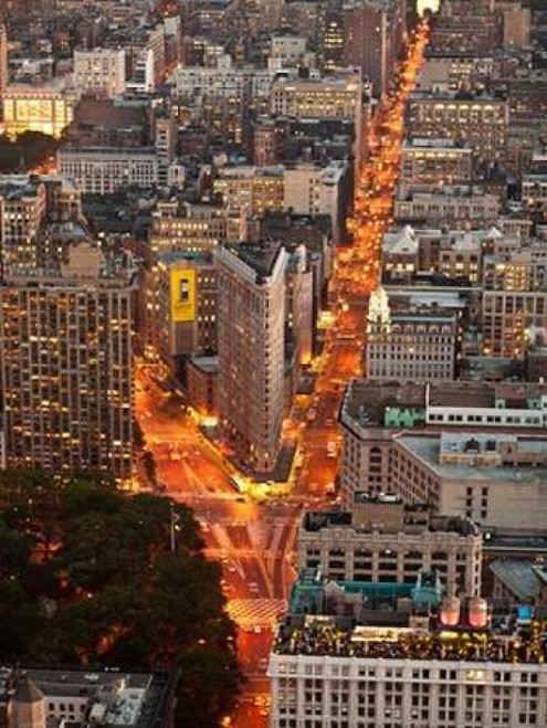 Aerial view of Flatiron Building, NYC Poster Print by  Michel Setboun - Item # VARPDX3MS3277