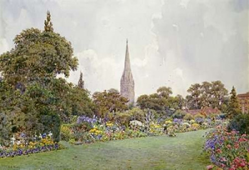 Mrs. Jacobs Garden Poster Print by  Ernest Arthur Rowe - Item # VARPDX267204