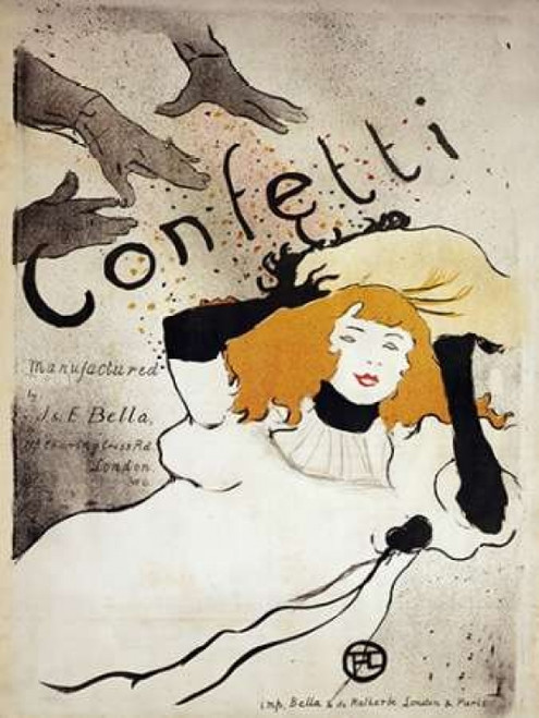 Confetti Poster Print by  Henri Toulouse-Lautrec - Item # VARPDX265646