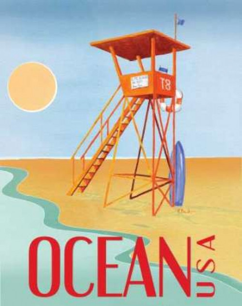 Beach Watch II Poster Print by Paul Brent