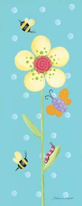 Flower & Bees Poster Print by  Stephanie Marrott - Item # VARPDXSM2540