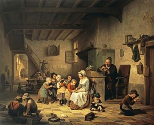 The School Room Poster Print by  Basile De Loose - Item # VARPDX266176