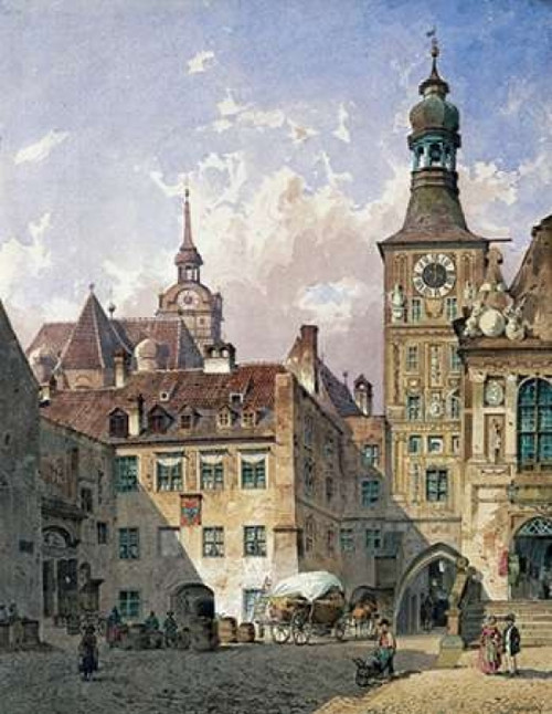 The Old Town Hall Munich Poster Print by  Friedrich Eibner - Item # VARPDX267958