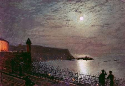 Scarborough By Moonlight Poster Print by  John Atkinson Grimshaw - Item # VARPDX266445