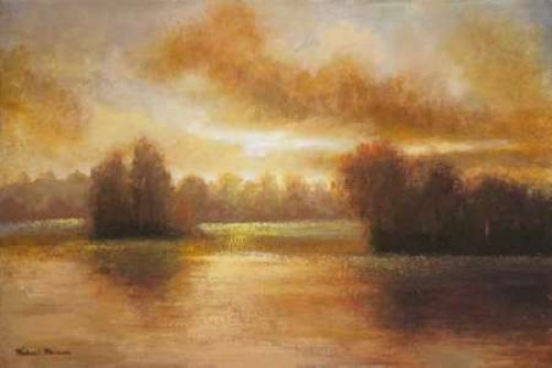 Golden Lake Glow I Poster Print by Michael Marcon - Item # VARPDX7404