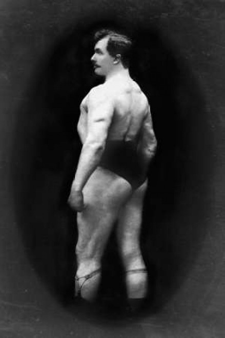 Bodybuilders Back and Partial Left Profile Poster Print by Vintage Muscle Men - Item # VARPDX379432