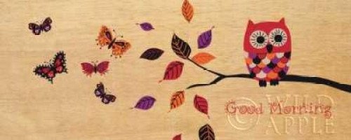 Good Morning Owl Poster Print by  Wild Apple Portfolio - Item # VARPDX5708