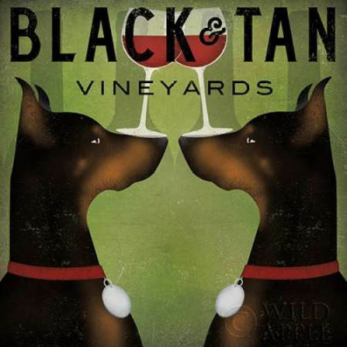 Double Doberman Vineyards Poster Print by  Ryan Fowler - Item # VARPDX22888
