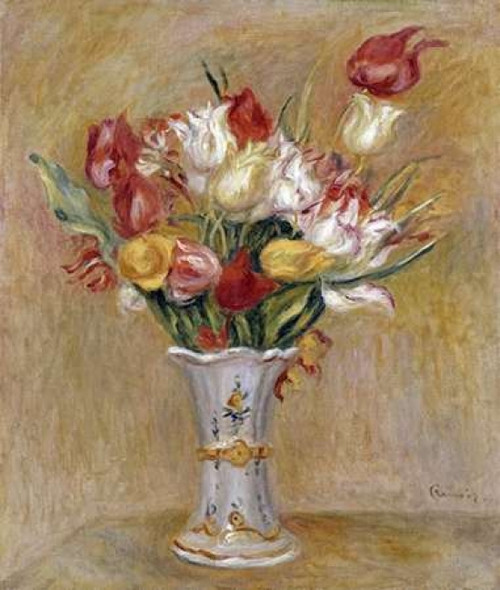 Tulipes Poster Print by  Pierre-Auguste Renoir - Item # VARPDX265424
