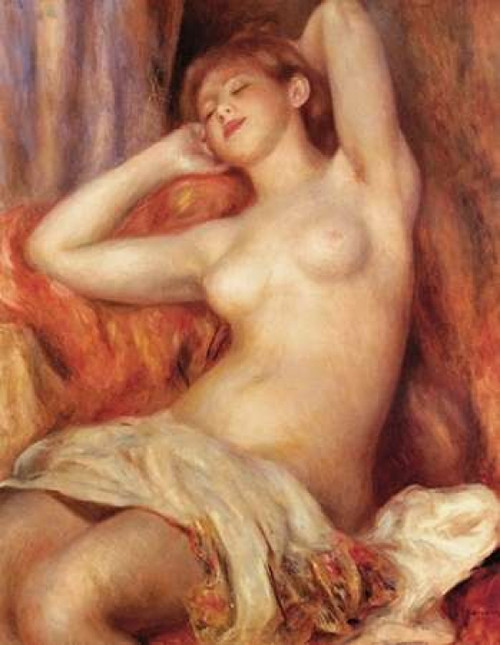 Sleeping Nude Poster Print by  Pierre-Auguste Renoir - Item # VARPDX374152