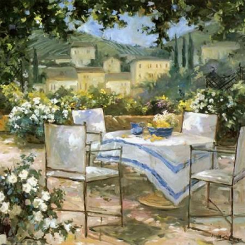 Tuscany Terrace Poster Print by  Allayn Stevens