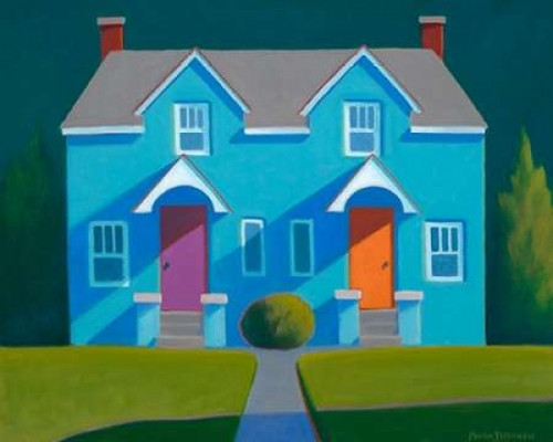 Blue House Poster Print by Martha Pettigrew - Item # VARPDXP888D