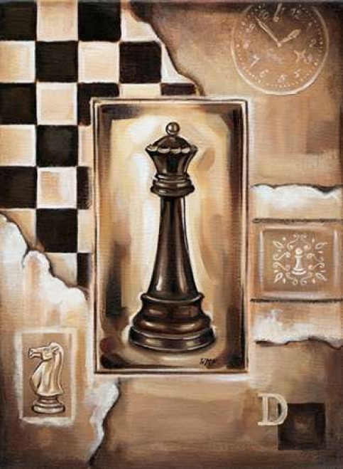 Chess Queen Poster Print by Wendy Fields - Item # VARPDXWF200752