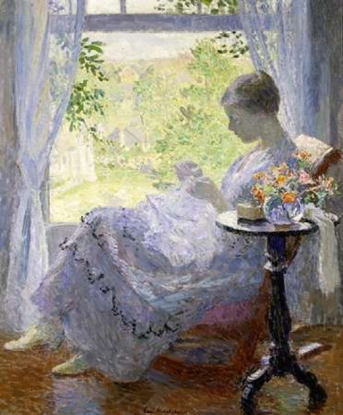 Young Woman Sewing Poster Print by  Gari Melchers - Item # VARPDX282506