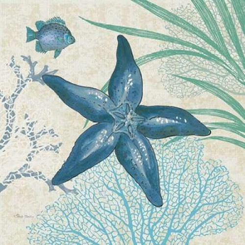 Oceana Indigo Shells IV Poster Print by Pamela Gladding - Item # VARPDXRB9486PG