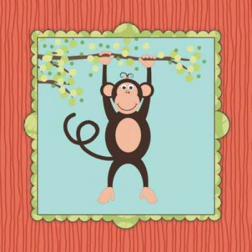 Hanging Monkey II Poster Print by Stephanie Marrott - Item # VARPDXSM8575