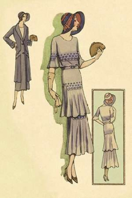 Springtime Dress in Lavender Poster Print by Vintage Fashion - Item # VARPDX379260