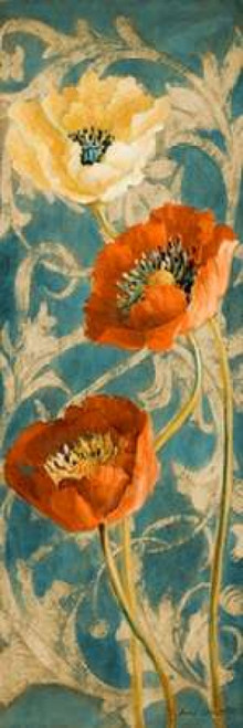 Poppies de Bleu II - enhanced Poster Print by Lanie Loreth - Item # VARPDX7817V