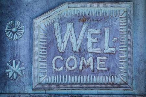 Welcome Poster Print by Kathy Mahan - Item # VARPDXPSMHN335
