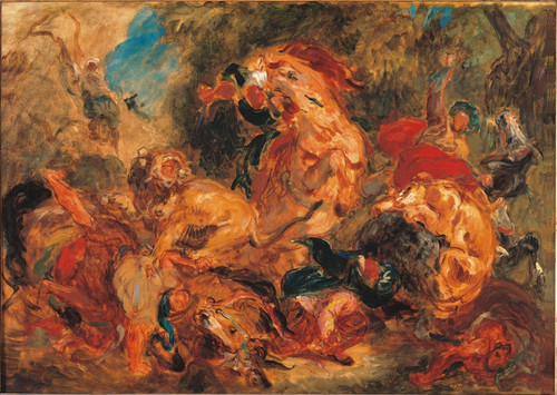 The Lion Hunt Poster Print - Item # VAREVCMOND025VJ633H