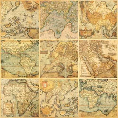 Around the World I Poster Print by  Joannoo - Item # VARPDX1JO2419