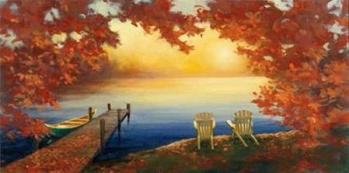 Autumn Glow Crop v.2 Poster Print by Julia Purinton - Item # VARPDX22061