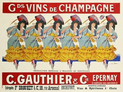 Gds Vins De Champagne C. Gauthier and Cie Poster Print by  Casimir Brau - Item # VARPDX264624