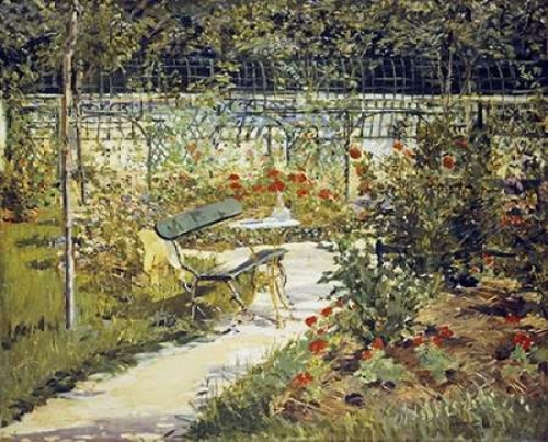 The Bench Garden at Versailles Poster Print by  Edouard Manet - Item # VARPDX265150
