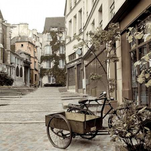 Marais Bicycle Poster Print by Alan Blaustein
