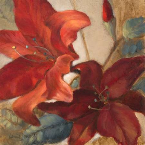 Crimson Fleurish I Poster Print by Lanie Loreth - Item # VARPDX7144