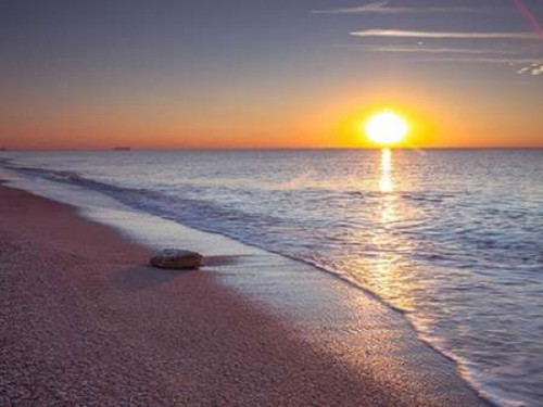 Tranquil beach at dusk Poster Print by  Assaf Frank - Item # VARPDXAF20140107017C01