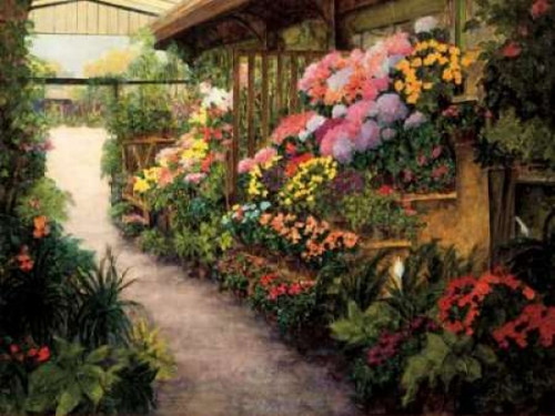 Spring Flower Market Poster Print by Montserrat Masdeu - Item # VARPDXMMP613