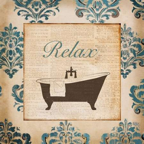 Vintage Blue Damask II Poster Print by Tiffany Hakimipour - Item # VARPDX8570E