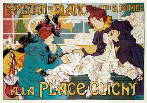 Exposition de Blanc a la Place Clichy Poster Print by  Henri Thiriet - Item # VARPDX295734