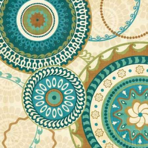 Owl Forest Suzani I Poster Print by Veronique Charron - Item # VARPDX9069