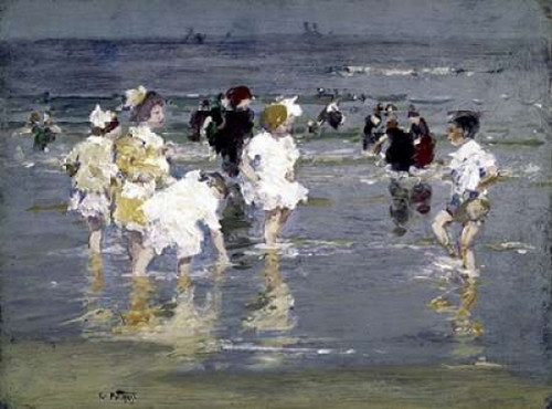 Children on the Beach Poster Print by  Edward Henry Potthast - Item # VARPDX279463