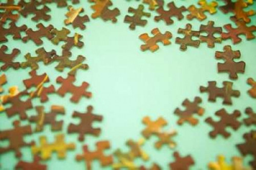 Puzzle Heart I Poster Print by Karyn Millet - Item # VARPDXPSMLT408