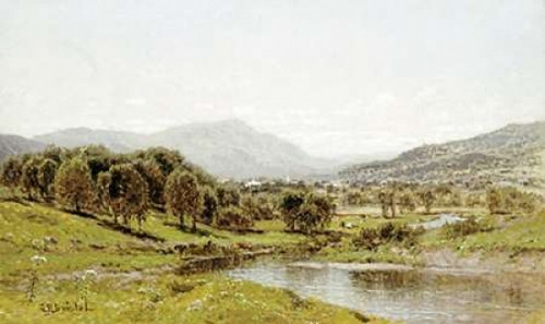 Monument Mountain From The Berkshire Meadows Poster Print by  John Bunyan Bristol - Item # VARPDX267784