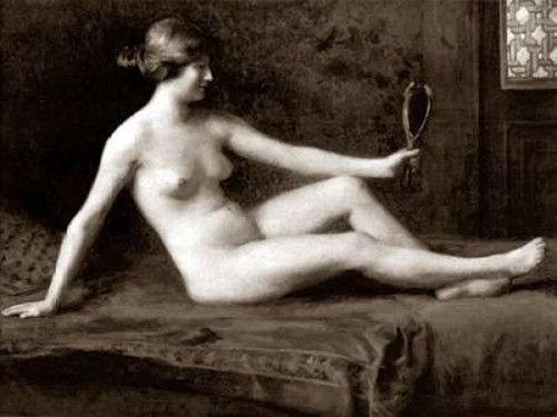 Admiring Herself Poster Print by Vintage Nudes - Item # VARPDX379389