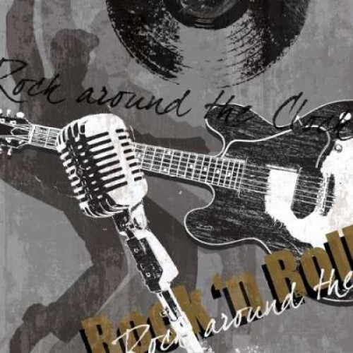 Rock n Roll Poster Print by Tandi Venter - Item # VARPDX5771