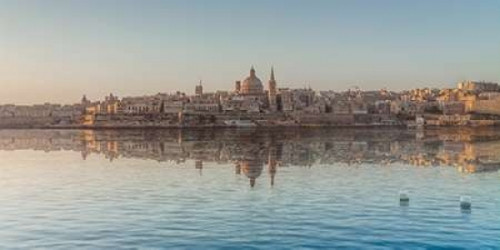 The harbour and St. Paul''s Anglican Cathedral at Valletta, Malta Poster Print by  Assaf Frank